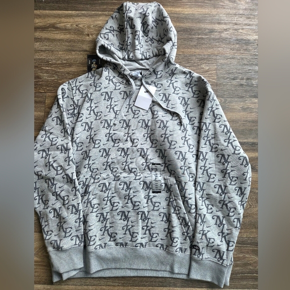 Nike BB LA Monogram Club Fleece Hoodie Mens Size XXL - Picture 1 of 7